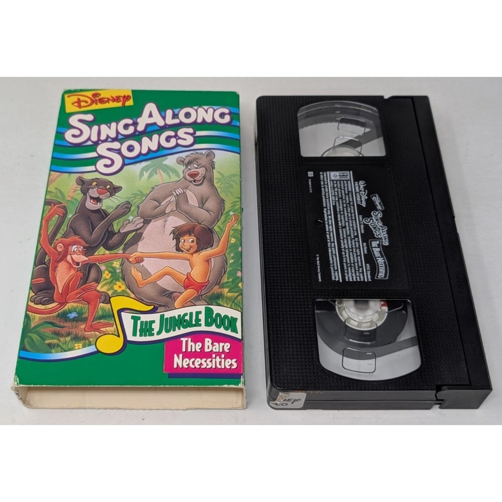 Disneys Sing Along Songs - The Jungle Book: The Bare Necessities (VHS, 1994)
